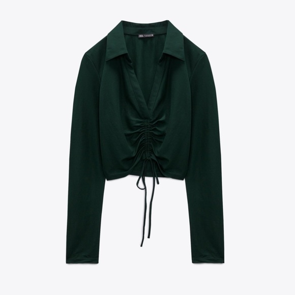 Zara | Ruched Top - Picture 8 of 8